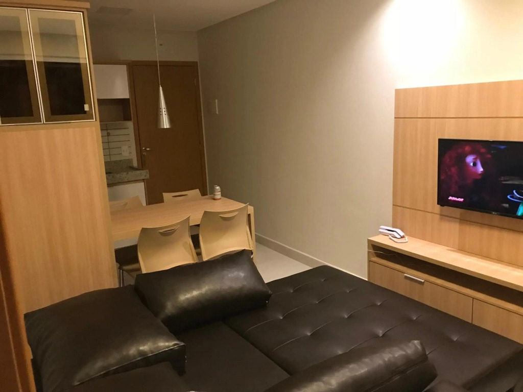Apartamento tipo Flat para temporada em Caldas Novas com cozinha completa