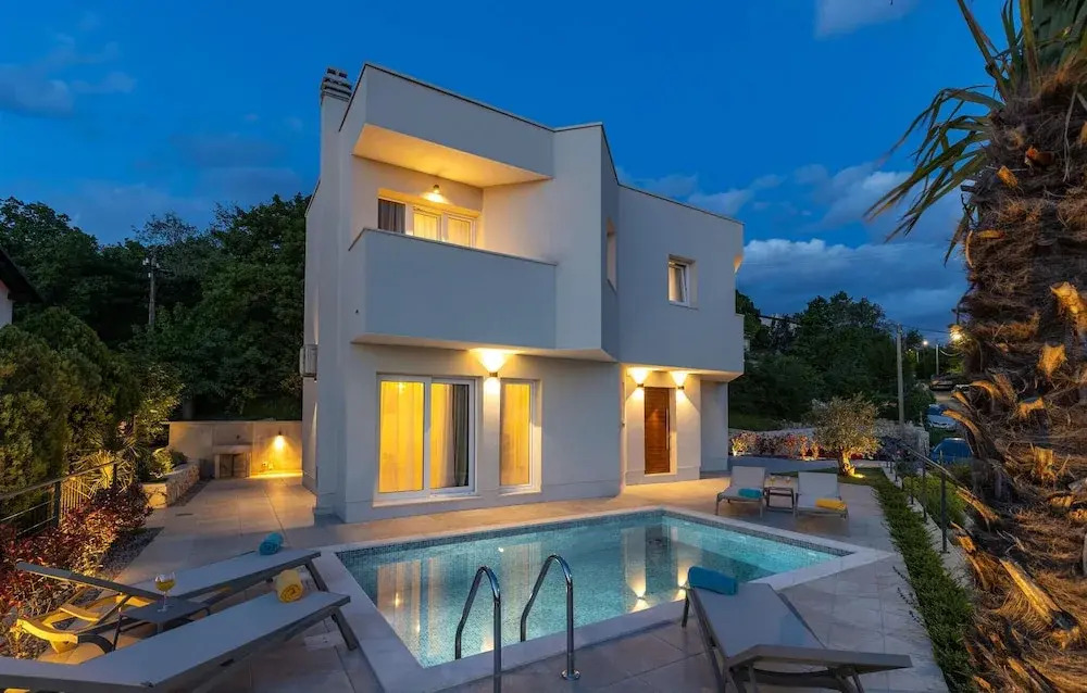 Awesome Home in Kraljevica With Wifi, Outdoor Swimming Pool and Heated Swimming Pool
