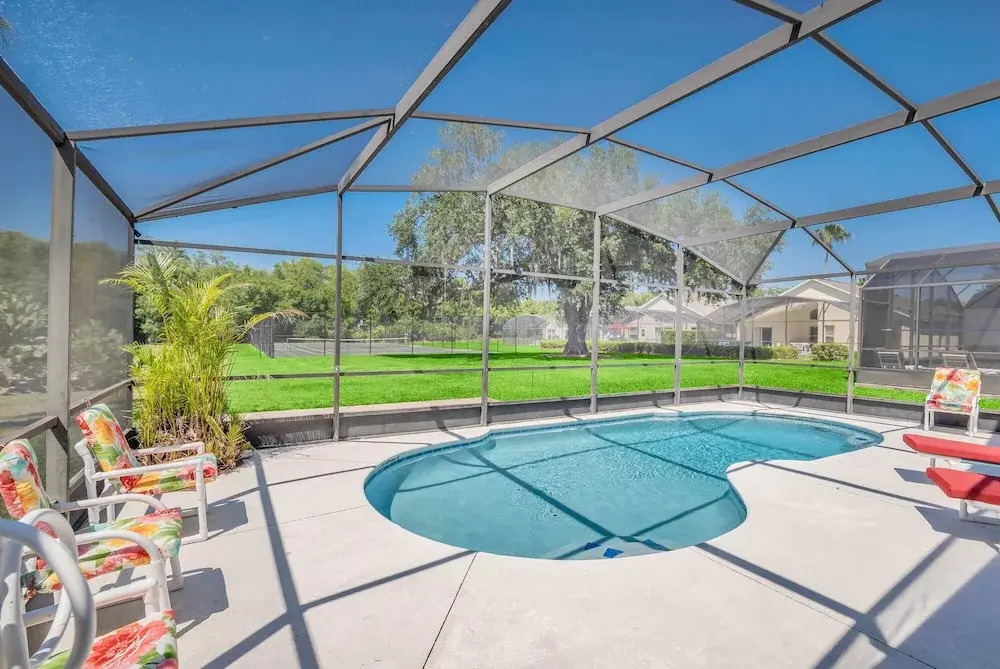 Spacious Pool Area and Game Room, Quiet Location Close to Disney #6lb73
