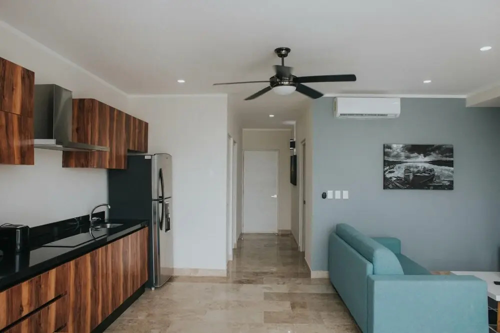 Spacious 2 BR Aldea Zama Private Pool Movie Cinema Gym