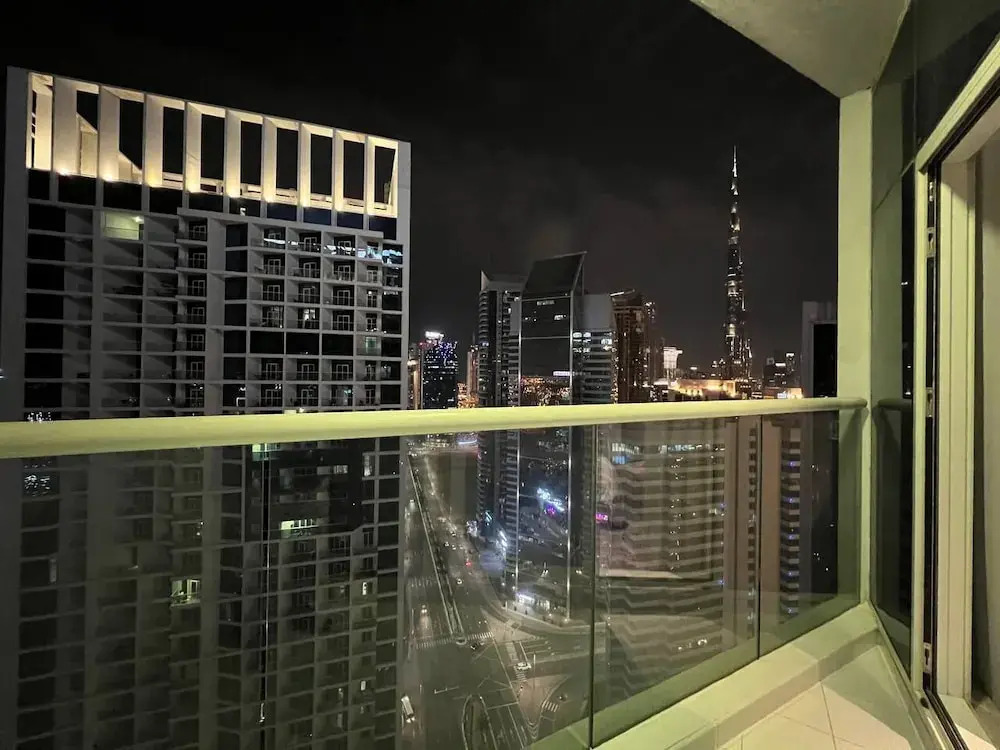 Burj Khalifa Canal View Fully Furnished Studio At Damac Prive