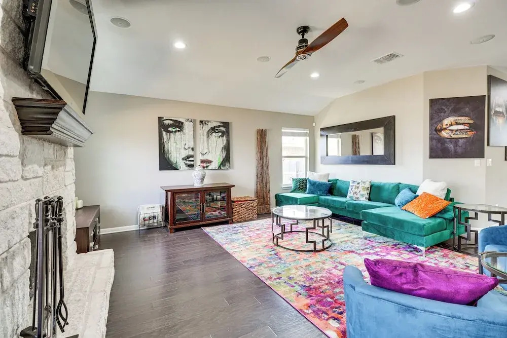 Covered Patio + Yard: Spacious Leander Home!