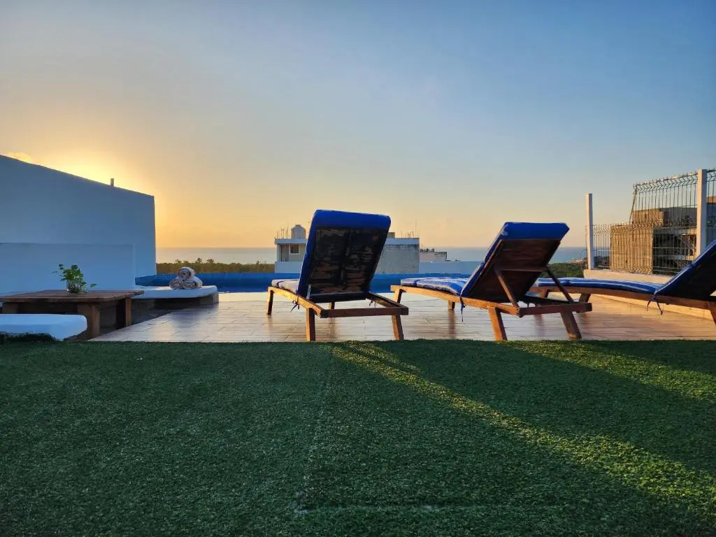 Ocean and city view rooftop, apartment 2BR 01