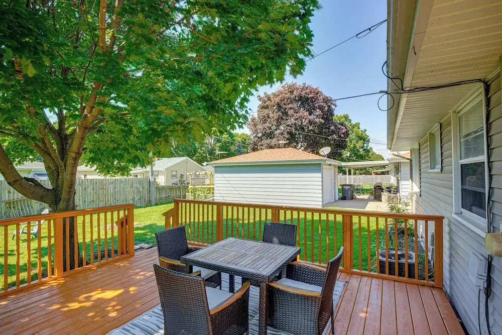 Large Backyard, Walk to Hospital: Sheboygan Abode!