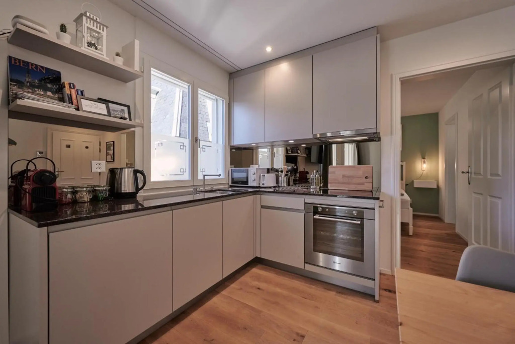 City Center Apartment with Mountain View