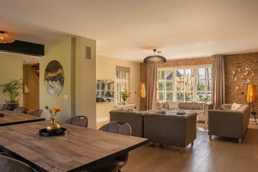 Group House in Twente With Hot Tub
