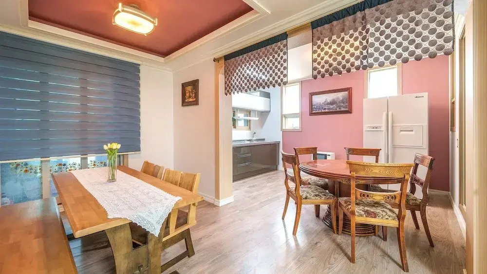 Clear morning pet friendly pension