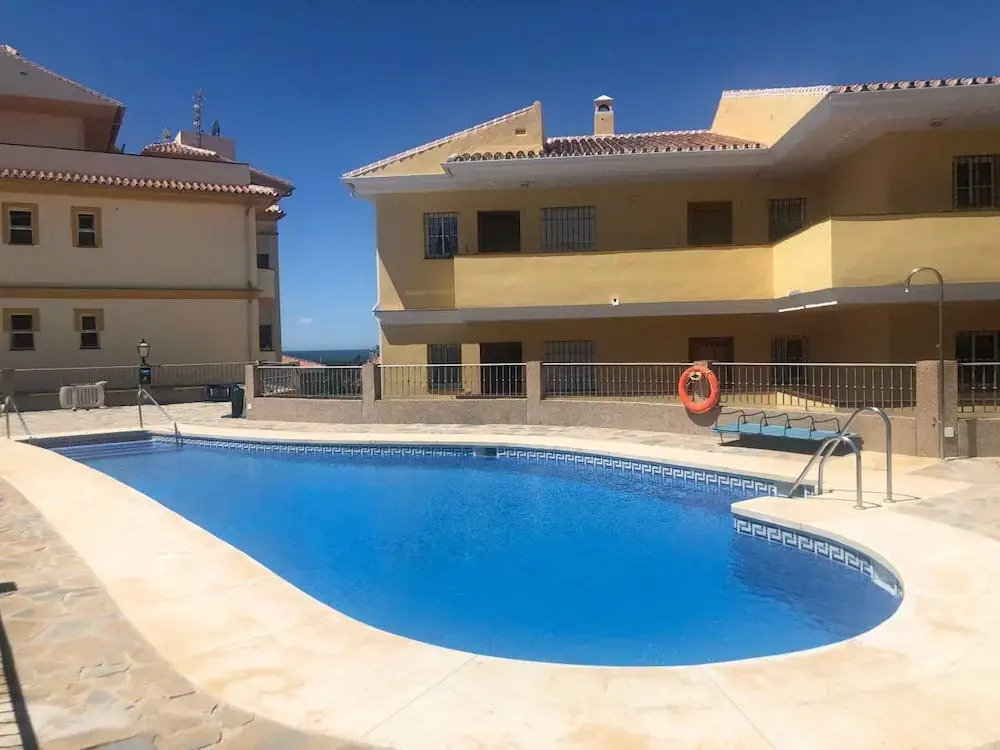 Apartment with One Bedroom in las Lagunas de Mijas, with Wonderful Sea View, Shared Pool, Furnished Terrace - 1 Km From the Beach