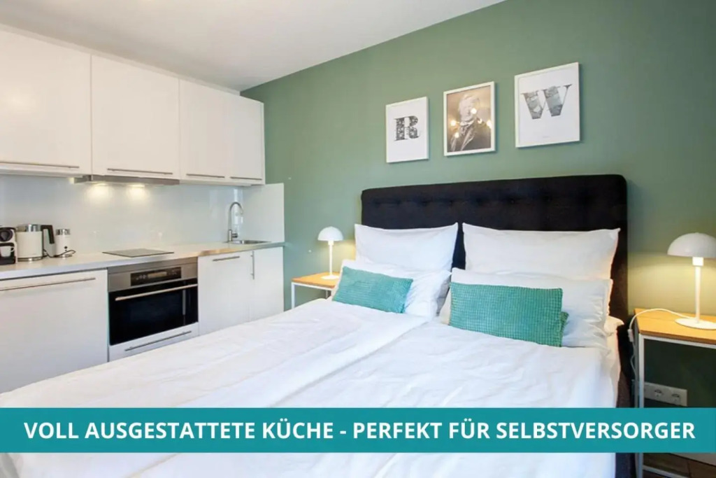 Wahnfried Nr1 - City Apartment mit Küche, Duschbad und Balkon - zentral aber ruhig