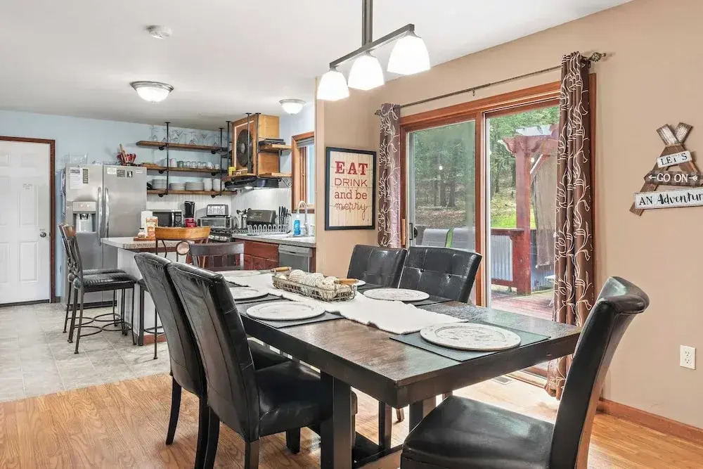 Poconos Escape w/ Game Room, Poker Loft, Fire Pit + Spacious Deck