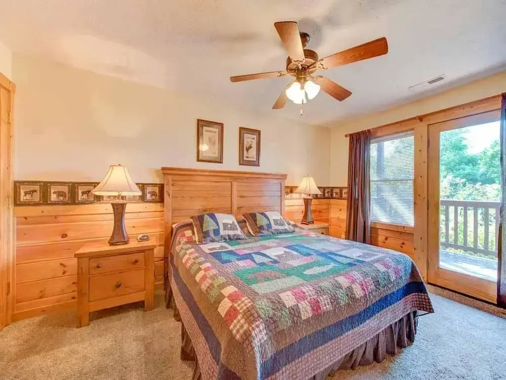 Fireside View - Two Bedroom Cabin