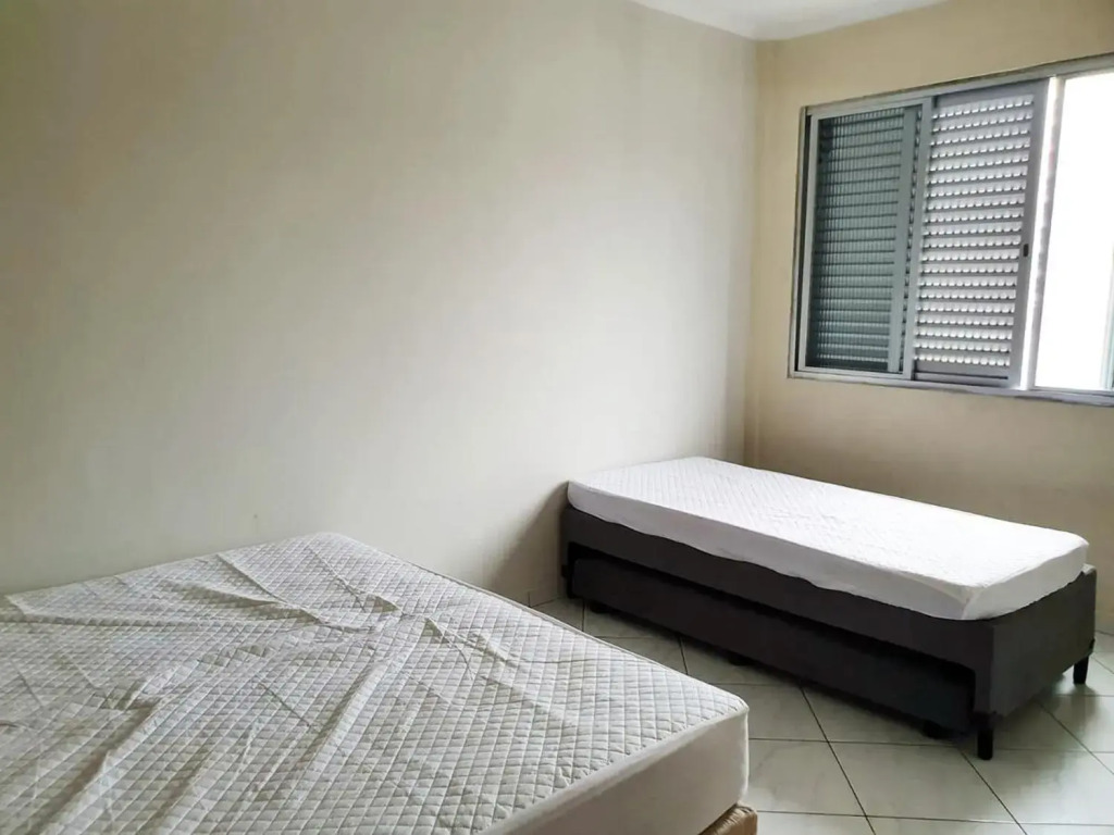 Apartamento confortável na orla da praia de Santos