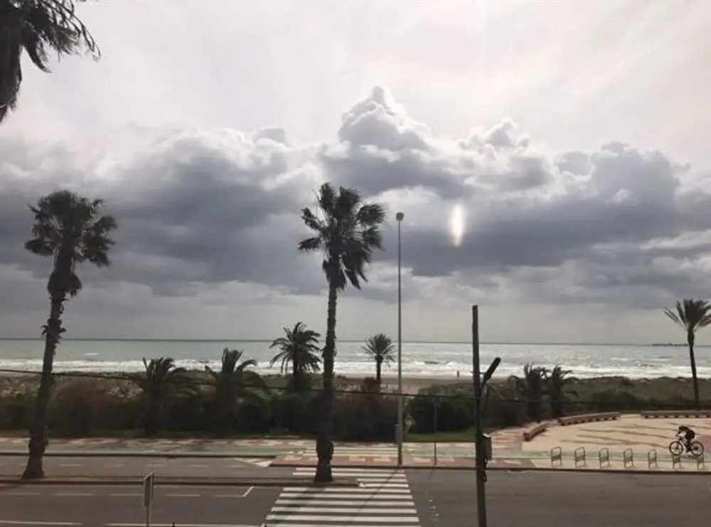 Studio in Castelló de la Plana, With Wonderful sea View and Terrace -
