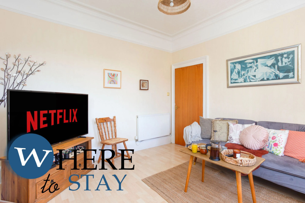Bright 2bed Apartment in Galashiels City Centre