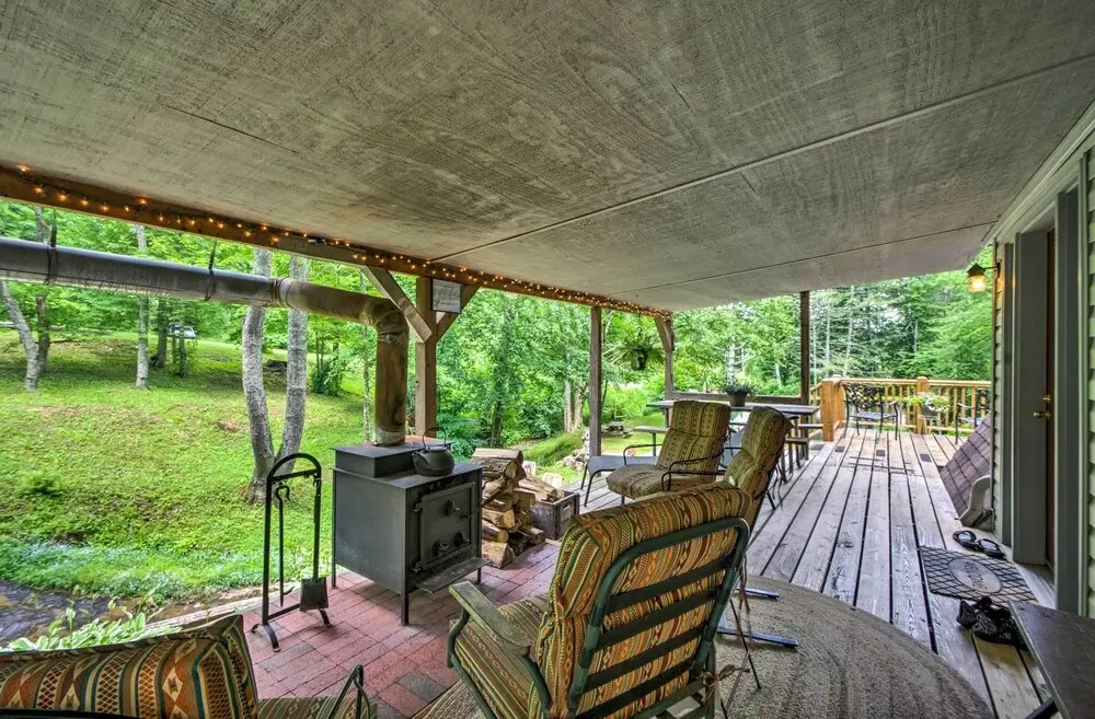 Serene Todd Getaway w/ Private Pond & Creek Views!