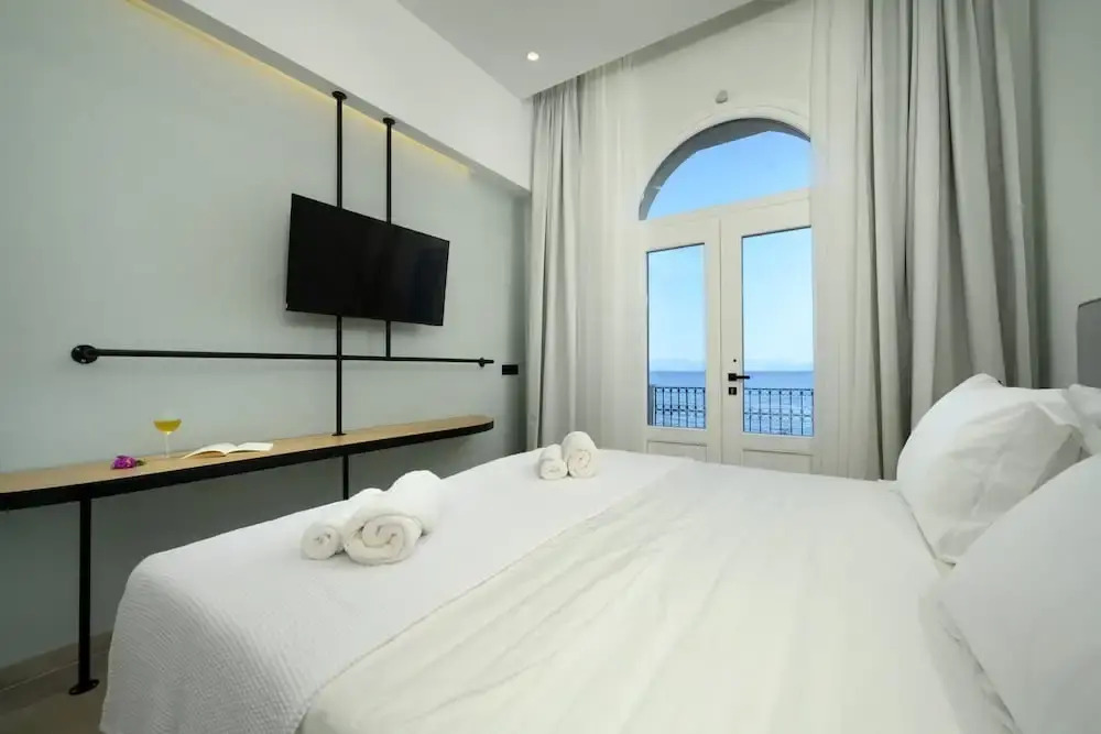 Beachfront Achillion Bay Villa in Corfu