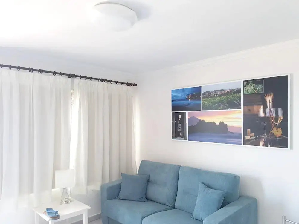 Apartment with One Bedroom in Tacoronte, with Wonderful Sea View, Shared Pool, Furnished Terrace - 4 Km From the Beach