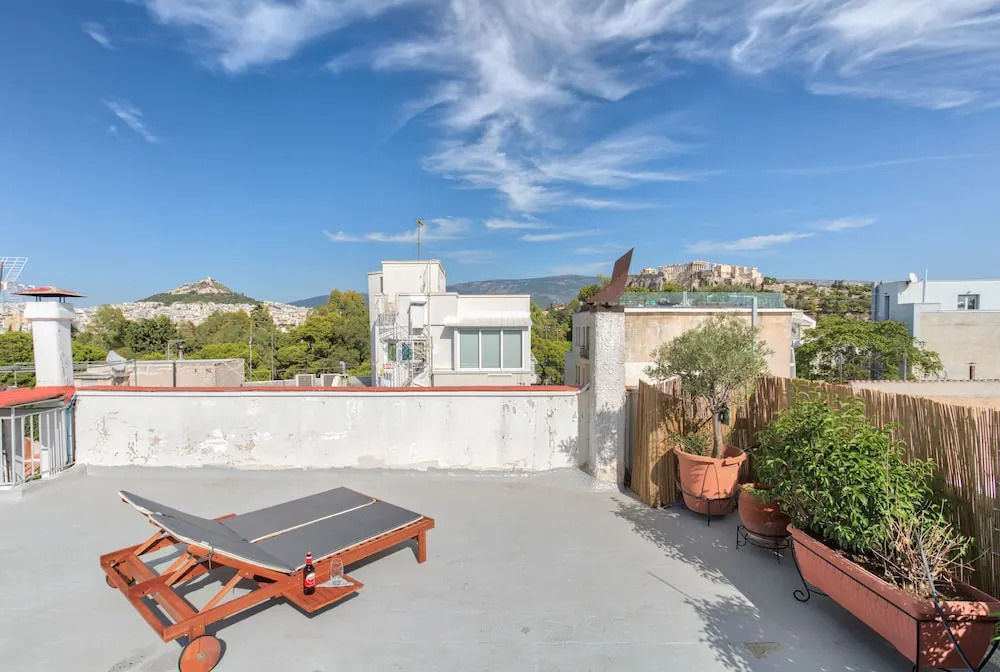 Serene Acropolis View Roofdeck