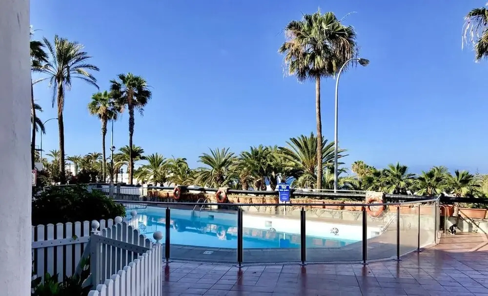 Apartment With one Bedroom in Mogán, With Wonderful sea View, Pool Acc