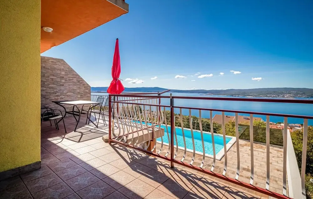 Stunning Apartment in Crikvenica With Outdoor Swimming Pool, Wifi and 2 Bedrooms