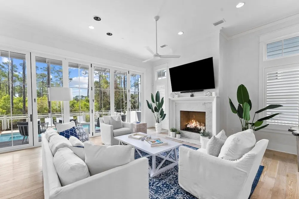 6 min Bike Ride to Beach! Private Pool with Lake Views in WaterColor! 5BR! home