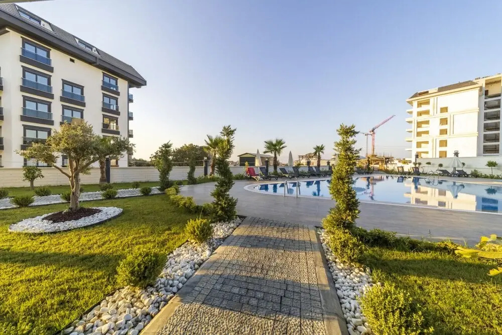 Flat With Shared Pool Hammam and Sauna in Alanya