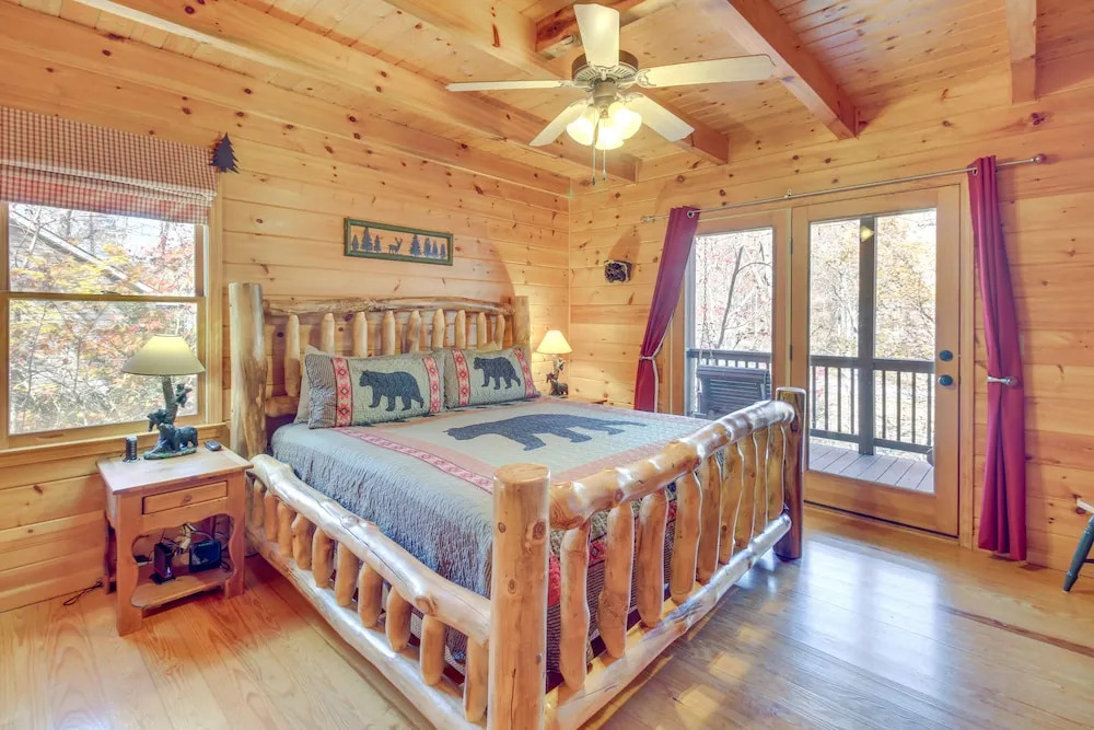 Riverfront Cabin w/ Wraparound Decks & Fire Pit!
