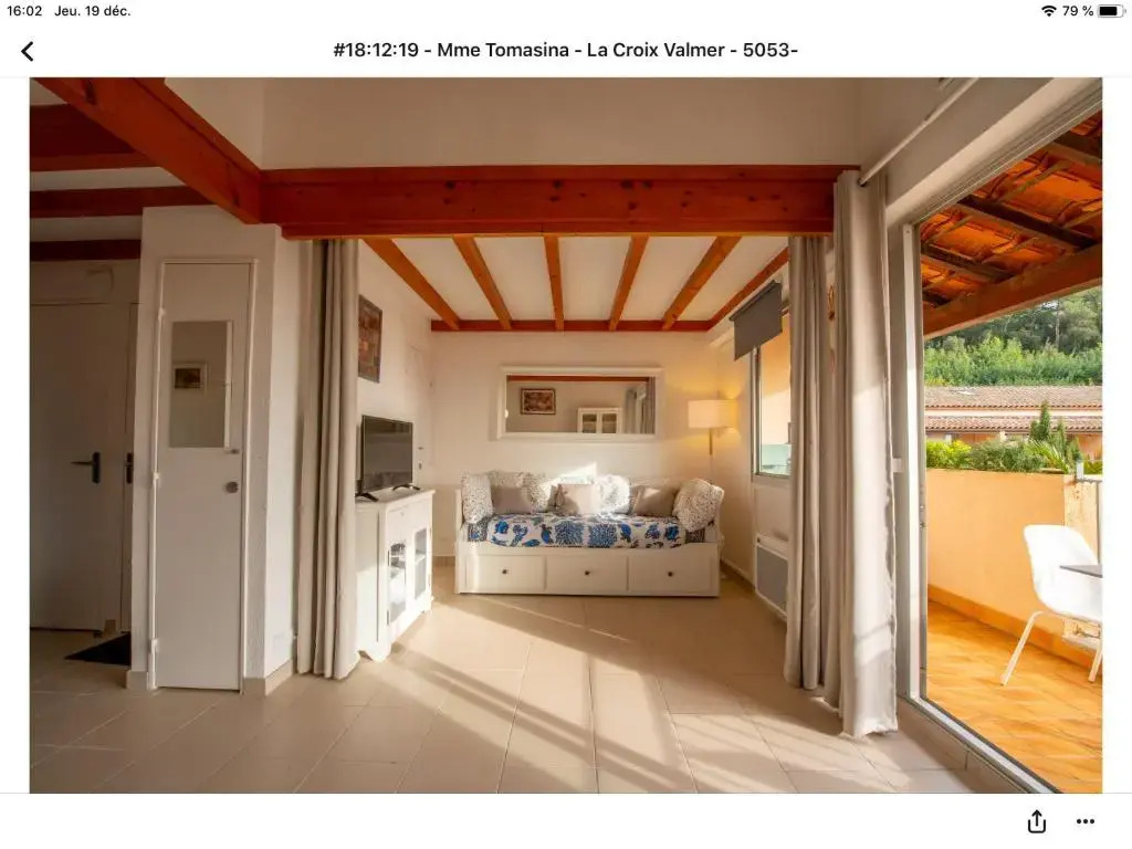 Superbe appartement T1 duplex,vue mer