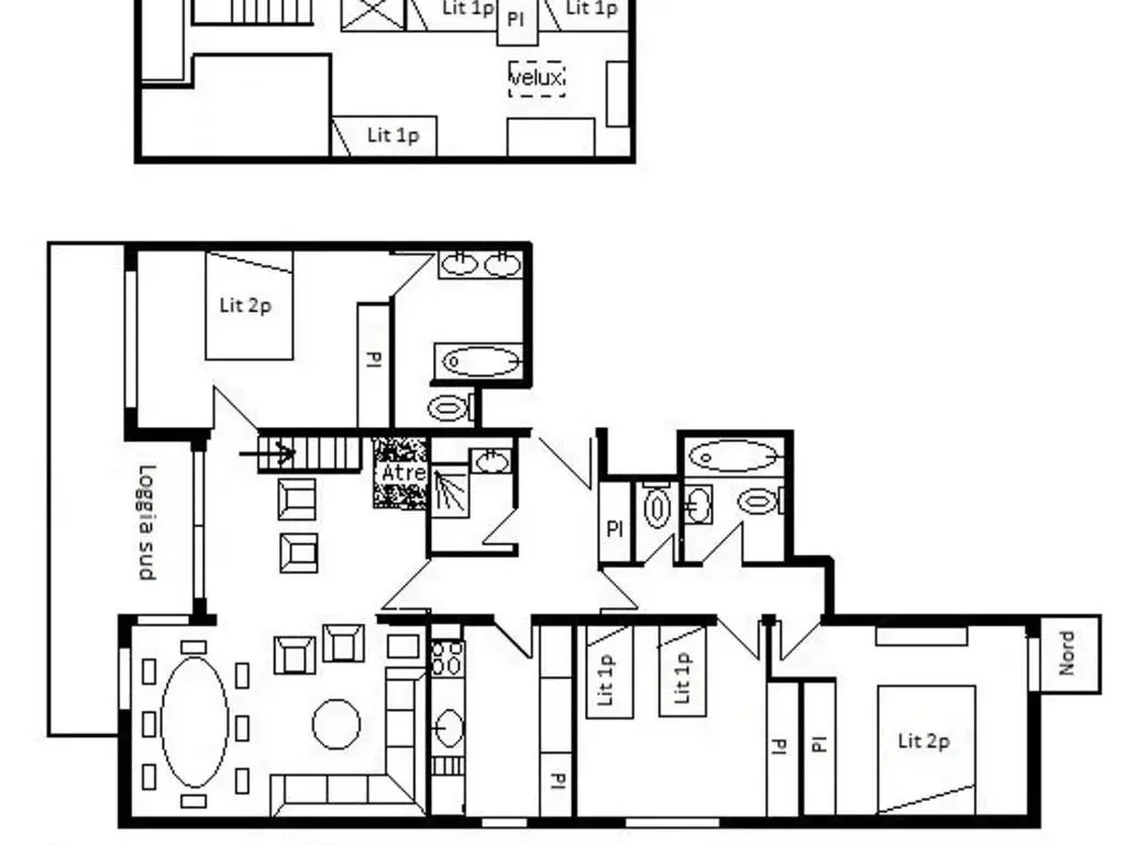Appartement Méribel, 4 pièces, 9 personnes - FR-1-180-330
