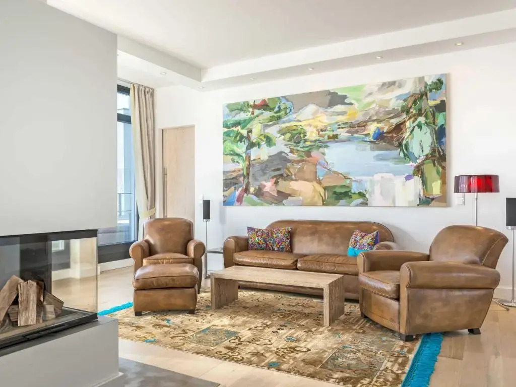 Villa Philine - Penthouse 28 mit Panoramablick, Pool, SPA & Kamin