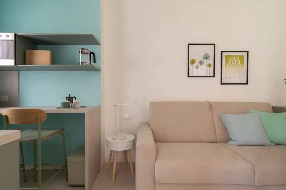 w Refined 1BR Steps From Milan s Cultural Core