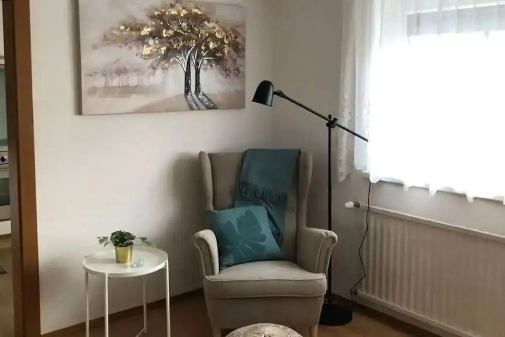 Apartment mit Gartenblick