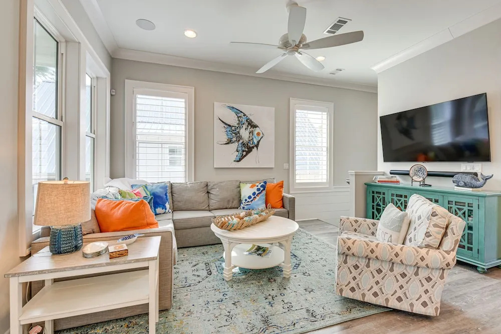 Stunning Santa Rosa Beach Home, 1/2 Mi to Ocean!