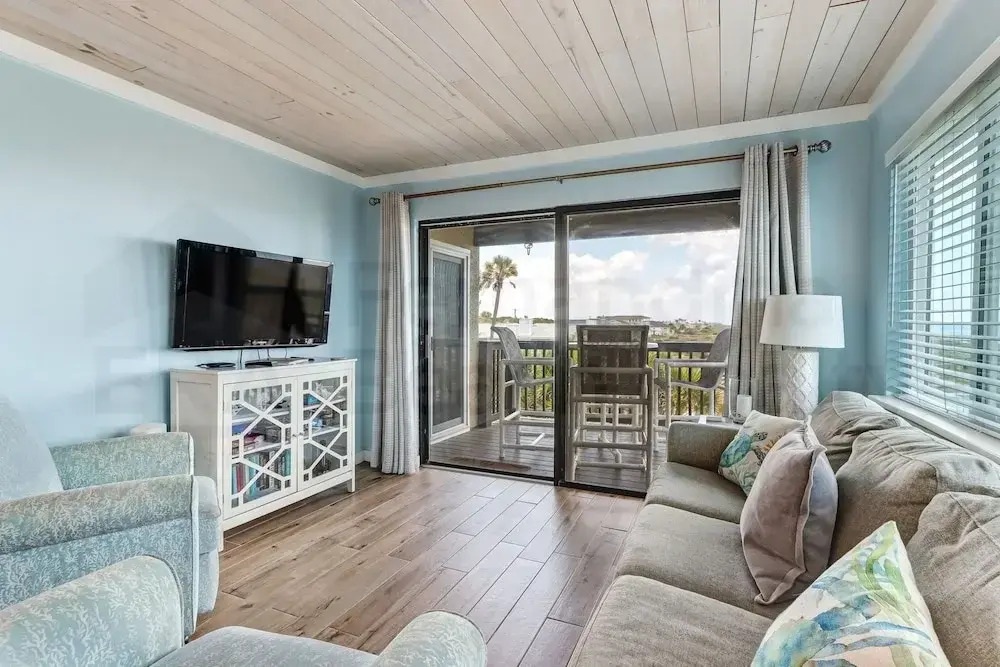 Newly Remodeled Oceanfront Condo with Salt Water Pool and Private Walkway to Beach by RedAwning