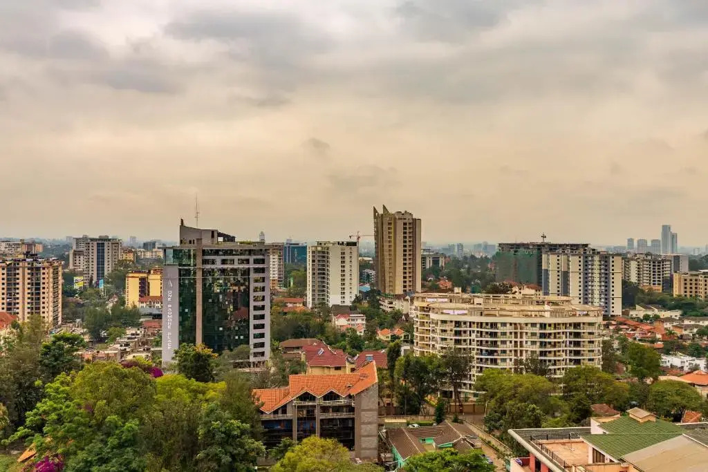 classy studio apartment in kilimani with fully equipped gym and balcony which breathtaking city views