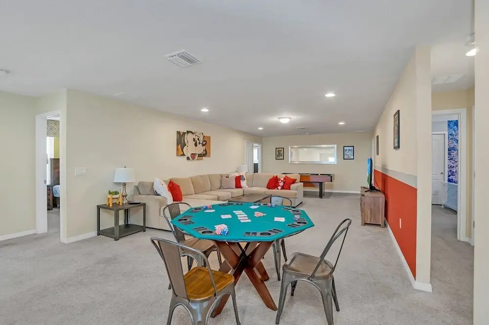 Grand 8BD Villa With Themed Rooms and Game Room! Close to Disney! #8ws883