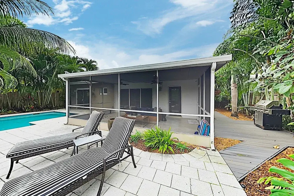 Beach Haven W/ Waterfront Saltwater Pool & Dock 2 Bedroom Home