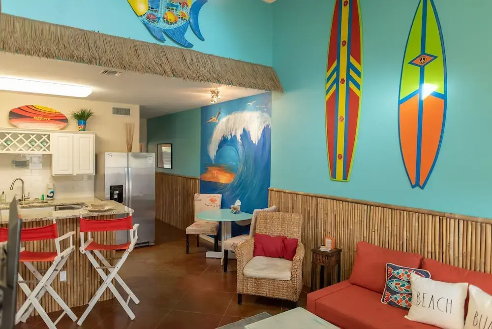 Orange Tiki 2 Bedroom Townhouse