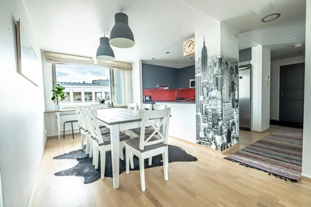 Beautiful penthouse in the center of Helsinki