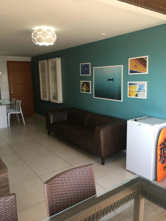 Apartamento a beira mar com piscina estilo resort