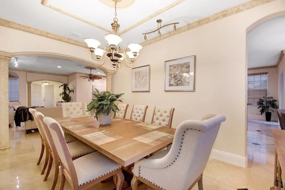 Walk to Beach Spacious Estate with Hot Tub & Game Room