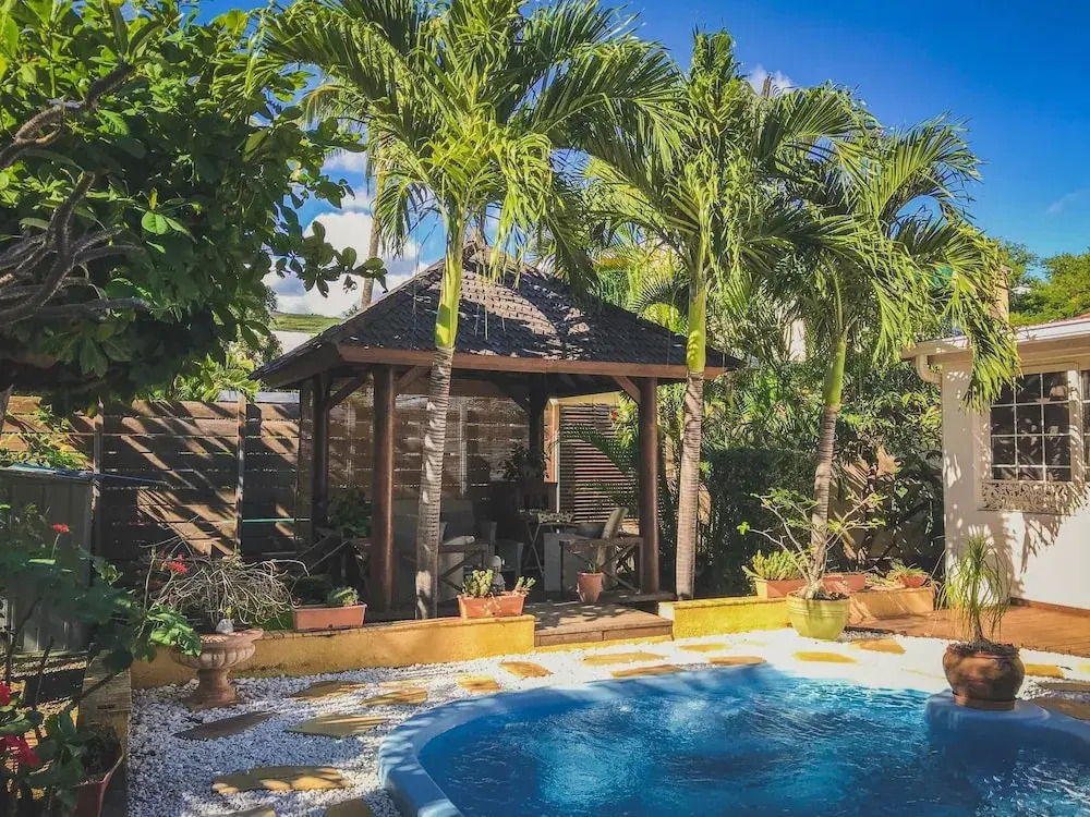 Villa With 3 Bedrooms in La Saline-les-bains, With Private Pool, Enclo