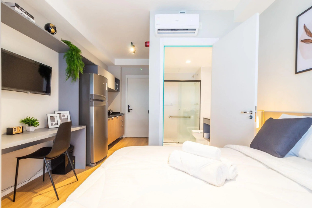 Studio 315 lindão em pinheiros com ar