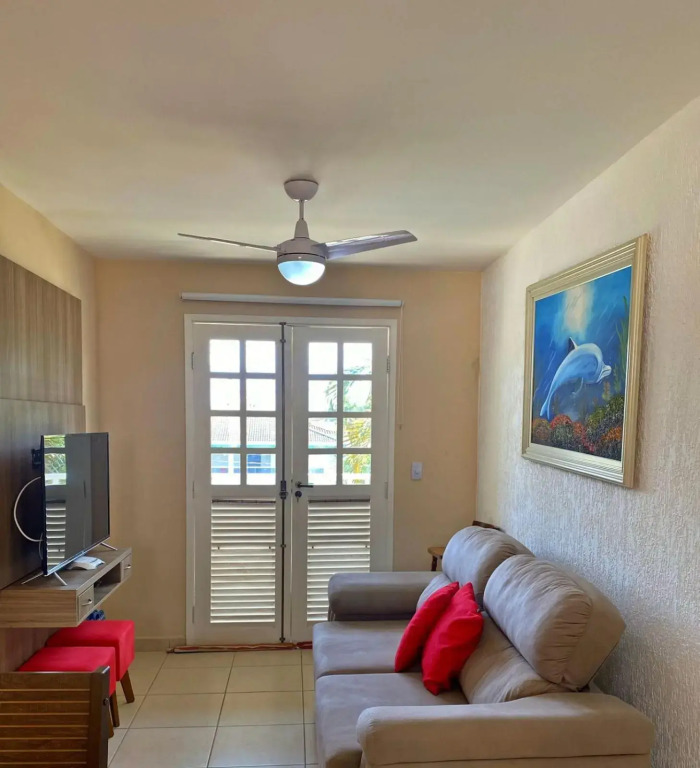 Lindo Apartamento Praia Grande Tenório pé na areia com ar