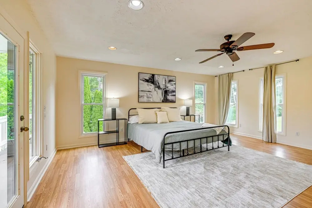 Porch, Yard & Creek Access: Spacious Sylva Home!