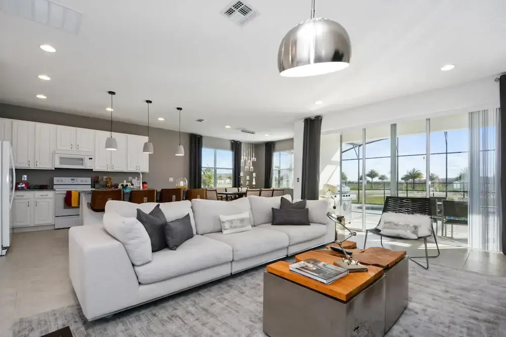 5Br 5Bath Pvt Home BBQ Pool 15min Disney 3056ft