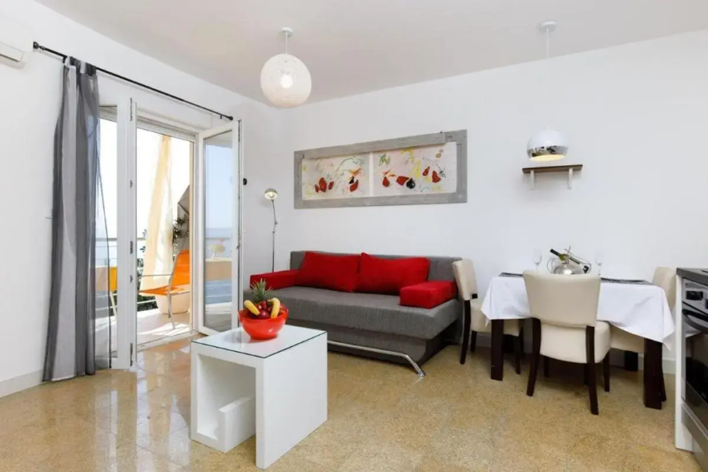 Beautiful Apartments With a Balcony Next to the Beach