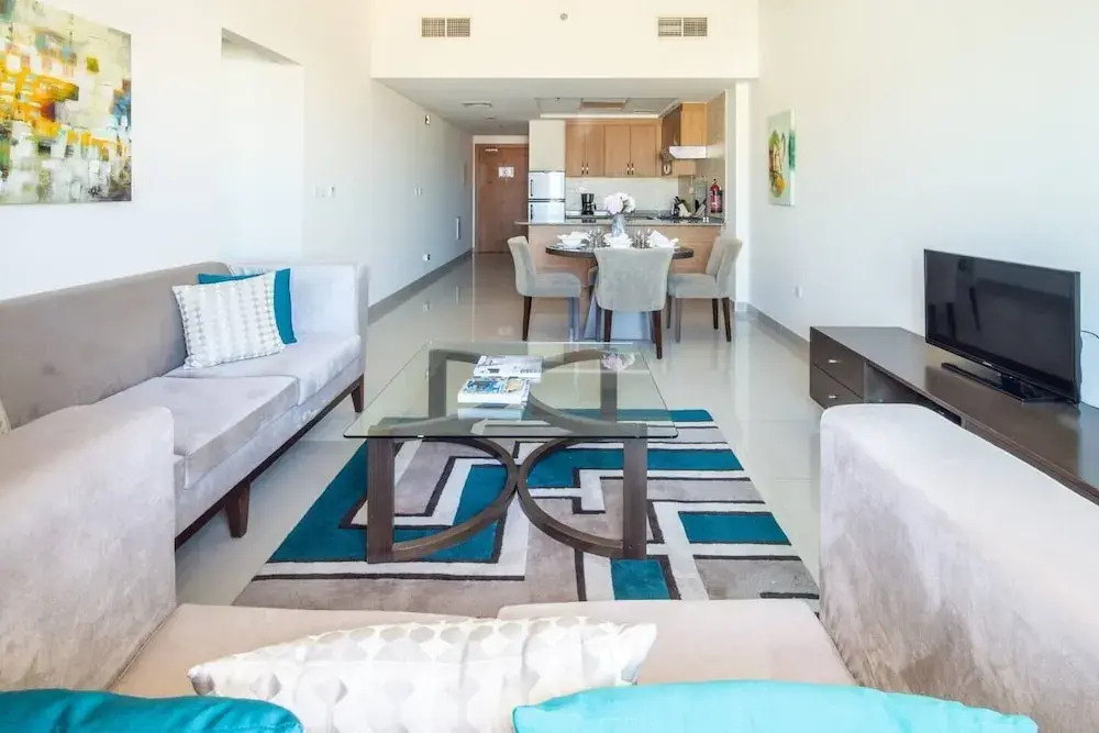 Modern Living In This 2BR Apt In The Heart of Downtown Jebel Ali - Sleeps 4!