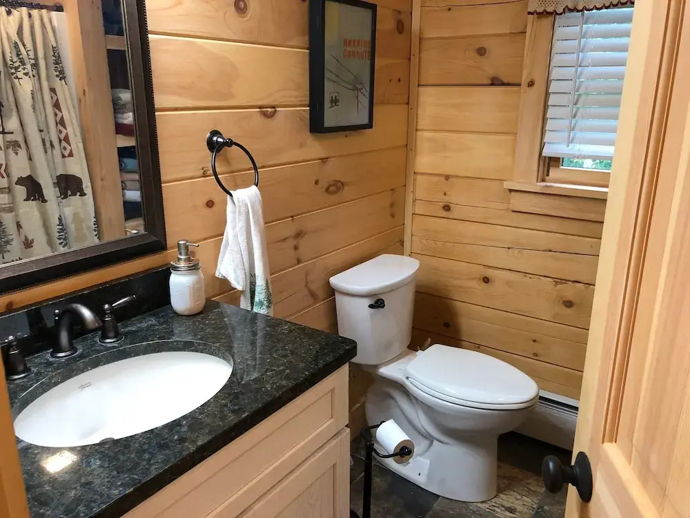 Serenity to the Log Castle is an authentic log home (brand-new construction)