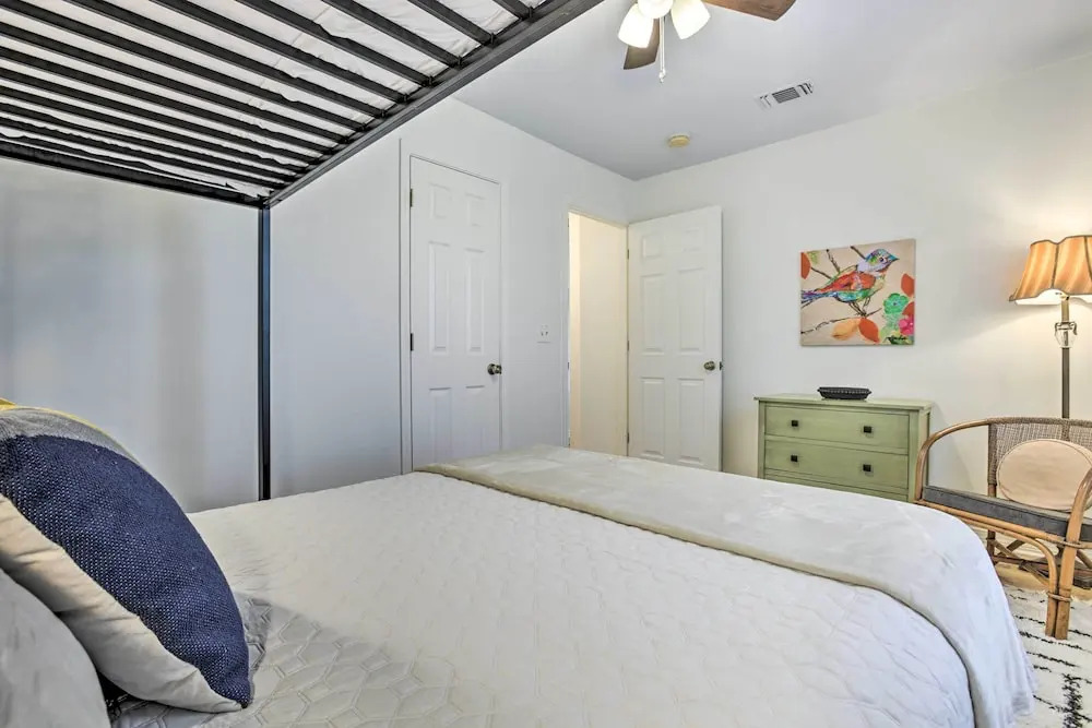 Waterfront Bay St Louis Oasis w/ Deck & Dock!